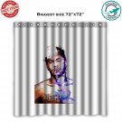 Neymar Jr Soccer Brazil PSG Striker Barcelona 2 Shower Curtain