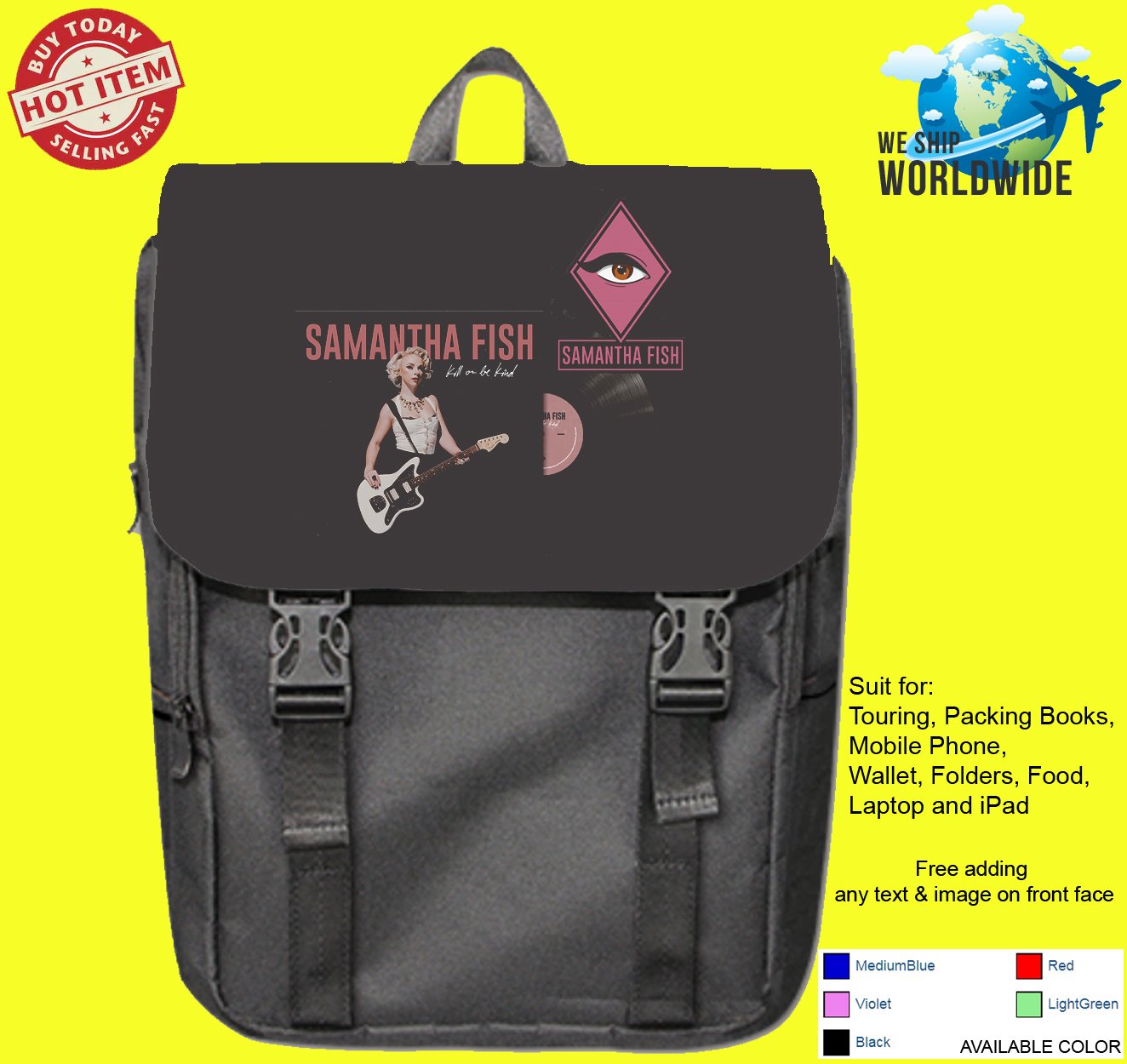 Samantha Fish Kill or Be Kind New albums Blues Backpack bags