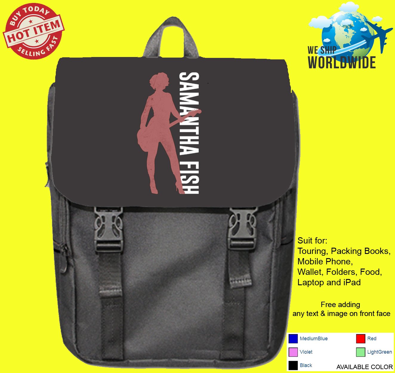 Samantha Fish Kill or Be Kind New albums Blues 2 Backpack bags
