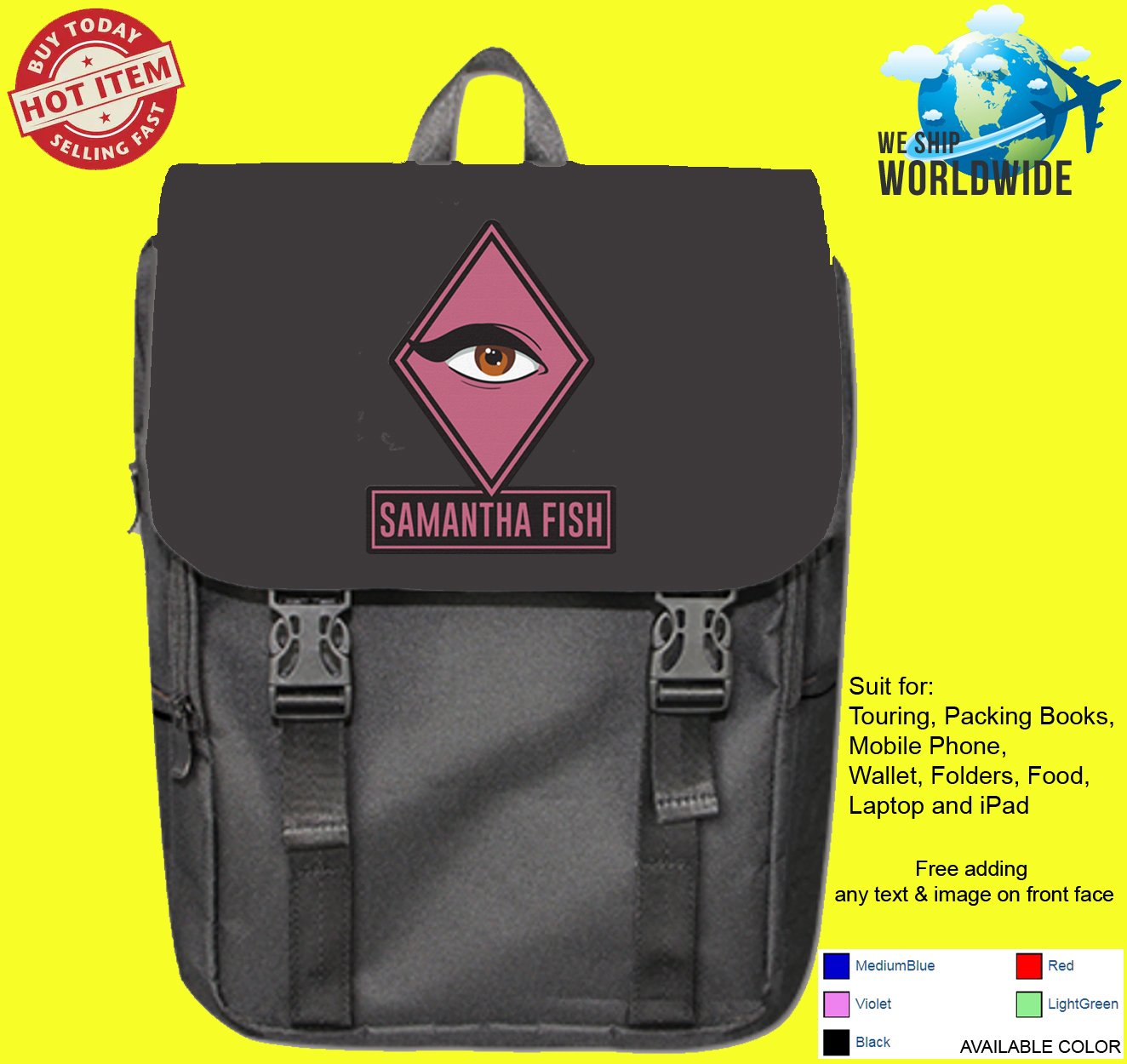Samantha Fish Kill or Be Kind New albums Blues 3 Backpack bags