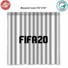 FIFA 20 soccer video game EA FIFA PS4 Xbox Shower Curtain