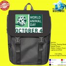 World Animal Day international day October 4th 2 Backpack bags
