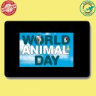 World Animal Day international day October 4th Doormat