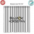BoJack Horseman American adult animated comedy-drama Shower Curtain