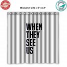 When They See Us American drama web tv miniseries Shower Curtain