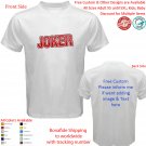 Joker 2019 US psychological film Joaquin Phoenix 3 Shirt Size adult XS-5XL Kids Toddler Infants