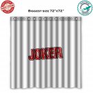Joker 2019 US psychological thriller film DC Comics Joaquin Phoenix Shower Curtain