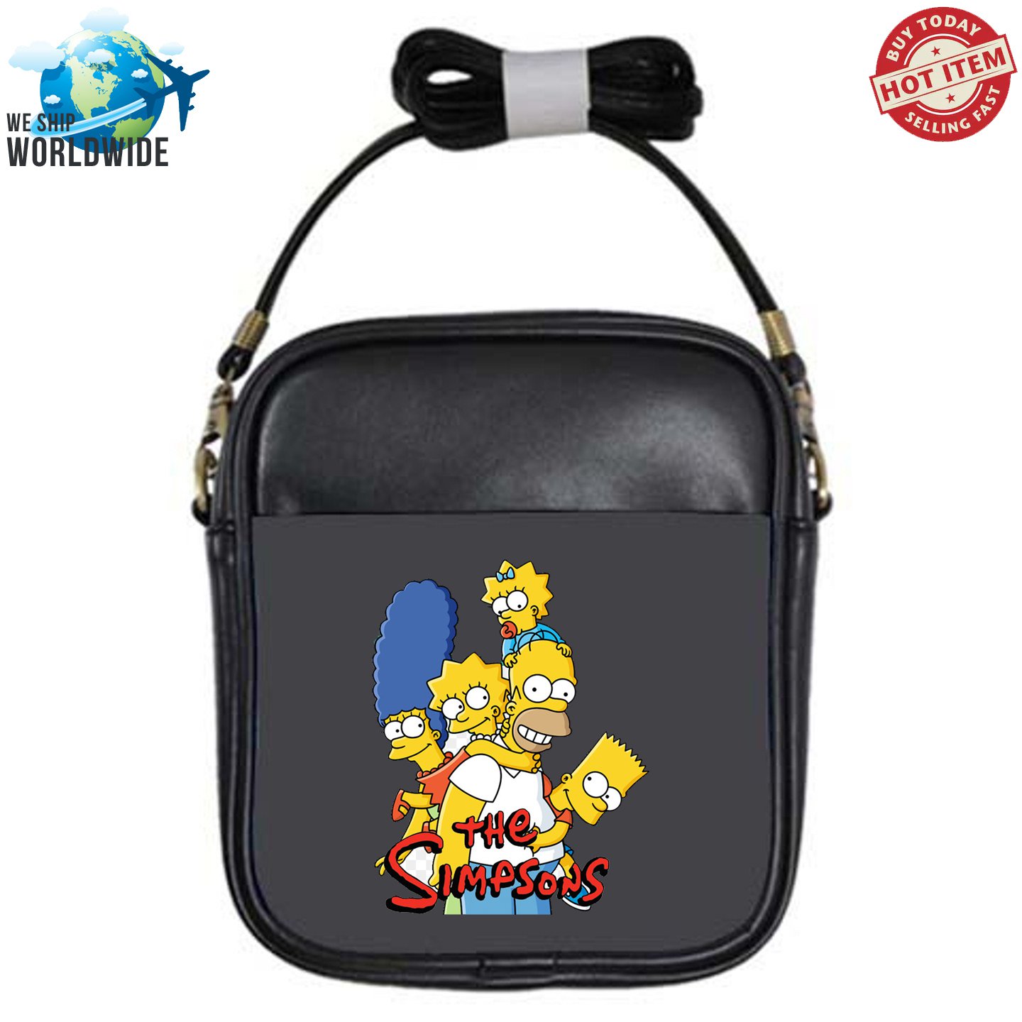 The Simpsons American animated sitcom Matt Groening Fox Sling Bags