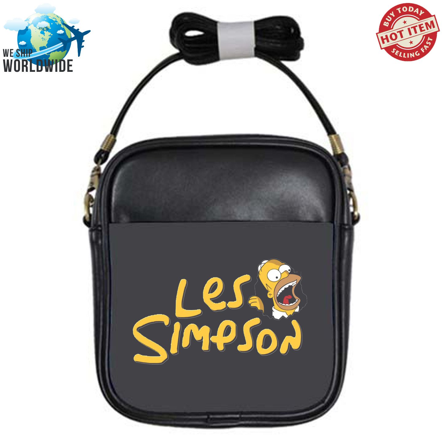 The Simpsons American animated sitcom Matt Groening Fox 2 Sling Bags