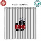 The Big Bang Theory USA tv sitcom CBS Shower Curtain