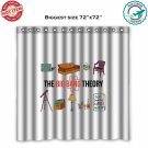 The Big Bang Theory USA tv sitcom CBS 2 Shower Curtain