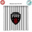 Ottawa Fury FC USL Canada TD Place Ontario Shower Curtain