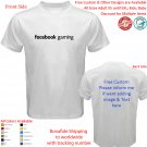 Facebook online social media Networking Gaming USA 2 T-Shirt Size adult XS-5XL Kids Toddler Infants