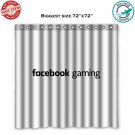 Facebook online social media Networking Gaming USA Shower Curtain