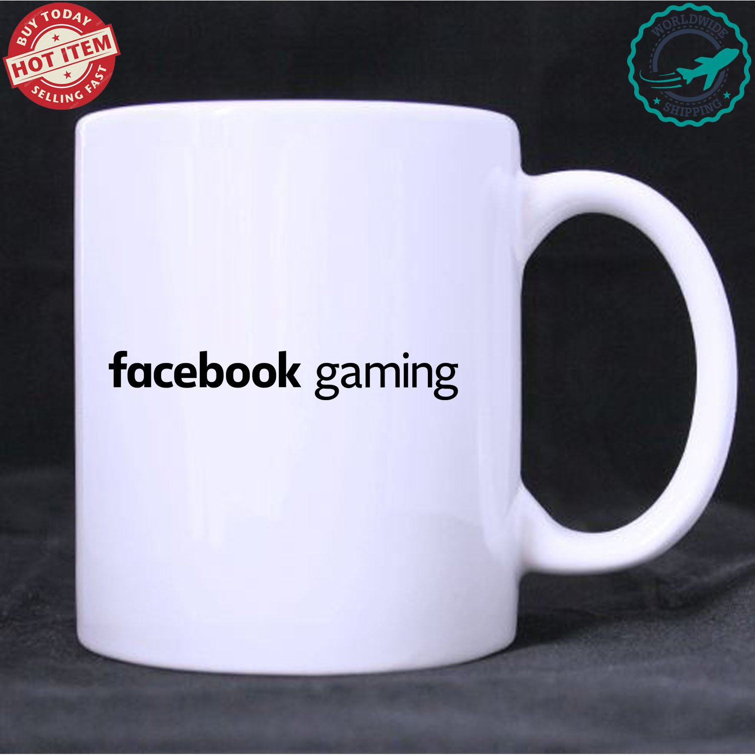 Facebook online social media Networking Gaming USA White Mug
