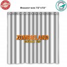 Zombieland Double Tap American zombie comedy film Shower Curtain