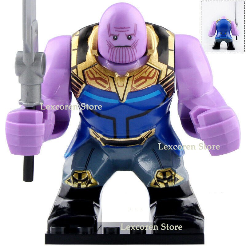 Big Size Thanos The Mad Titan Marvel Avengers Endgame Minifigures Toy New