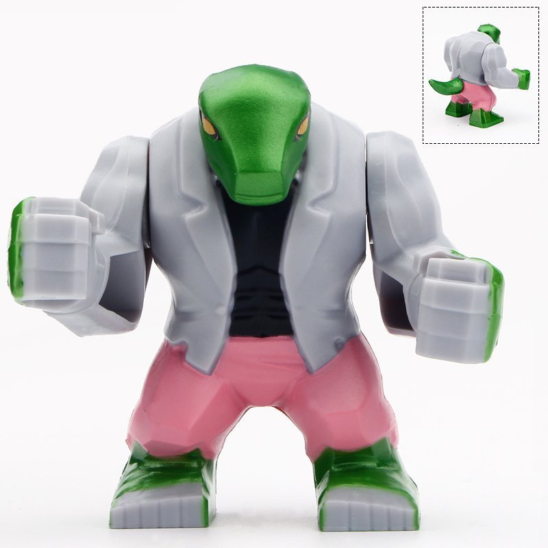 Big Size Lizard Curt Connors Marvel Comics Spider-man Minifigures Toy Gift