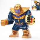 1pcs Thanos with Gauntlet Marvel Avengers Infinity War Minifigure Toys