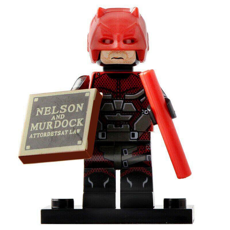 Daredevil (Armor suit) Marvel Netflix Superhero Block Minifigures Toy Gift