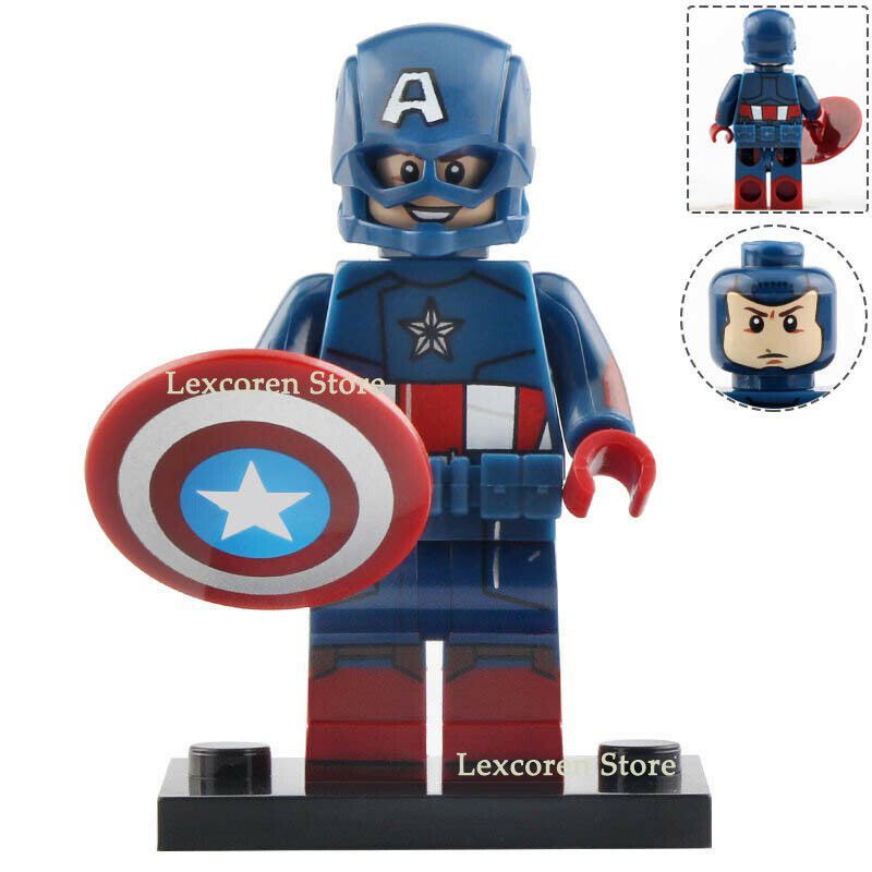 Captain America Avengers (2012) Marvel Endgame Minifigures Toy Gift New