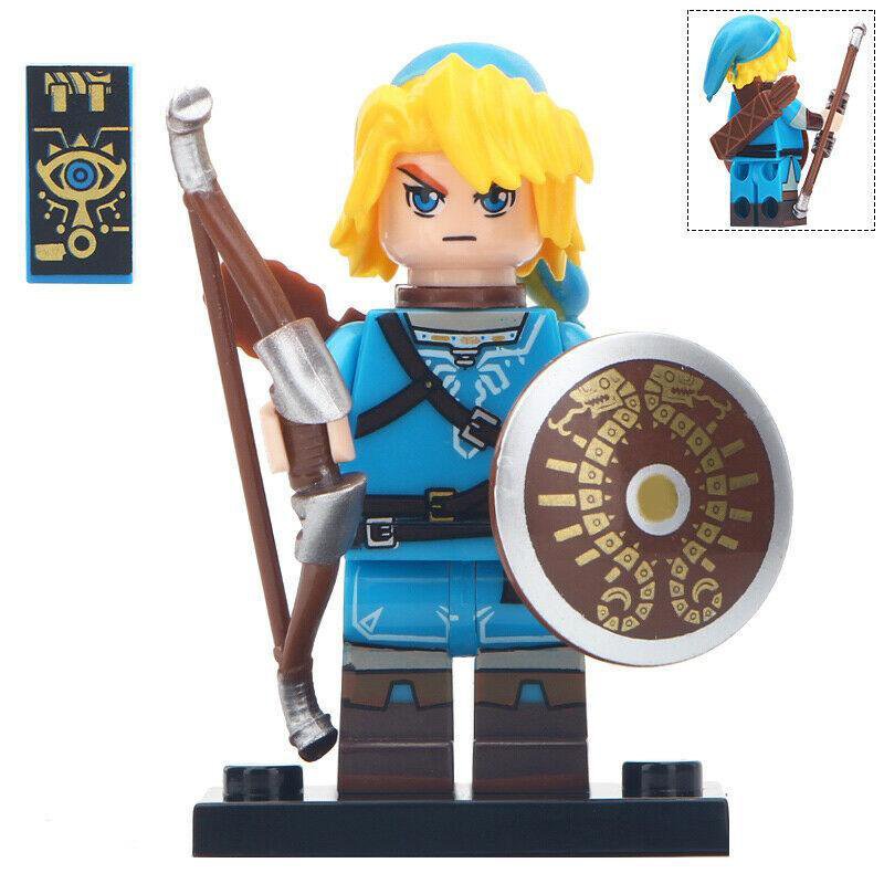 New Link Zelda Breath of The Wild Minifigures Block Toy Gift For Kids