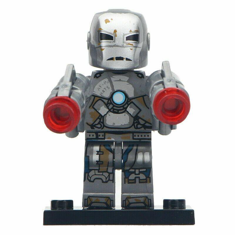 Iron Man suit Mark 1 (MK 1) Marvel Comics Minifigures Includes Blasters