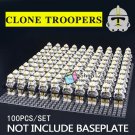 100pcs/set Star Wars Revenge of Sith 327th Star Corps Clone troopers Minifigures