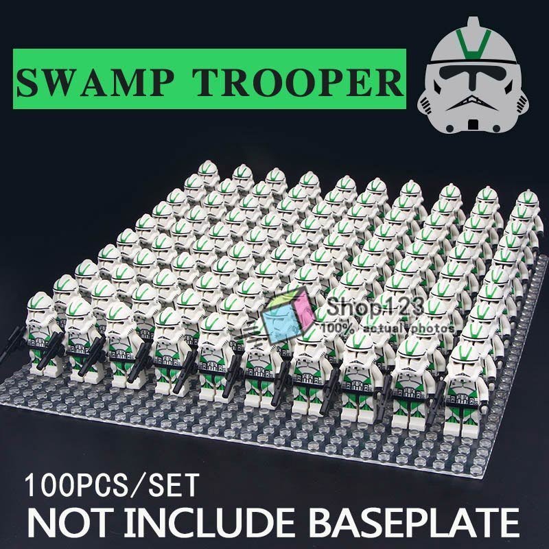 100pcs/set Star Wars Swamp troopers The 442nd Siege Battalion Minifigures