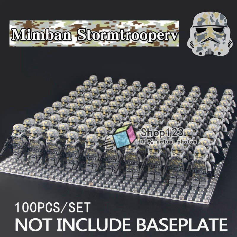100pcs/set Solo Star Wars Story Movie Mimban Stormtrooper Minifigures Toy Gift