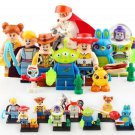 8pcs/set Toy Story 4 Minifigure Buzz Jessie Woody Bunny Bo Peep Duke Caboom