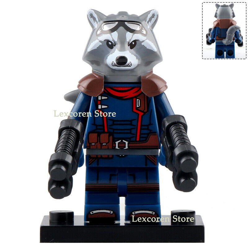 Rocket Raccoon (Blue suit) Marvel Avengers Endgame Minifigures Toy Gift New