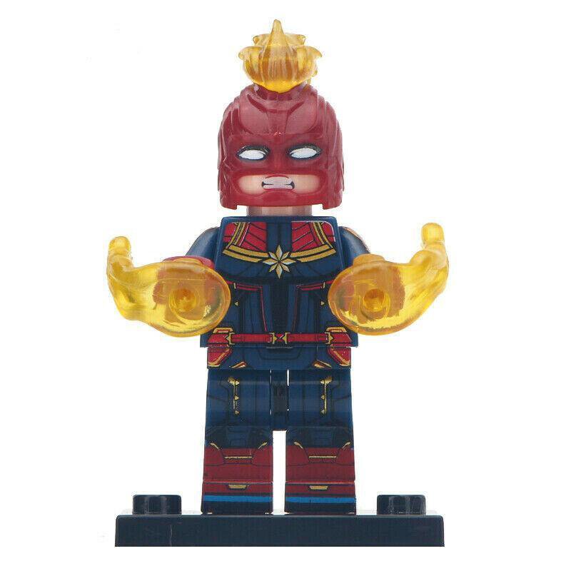 Captain Marvel (Full suit) Avengers Endgame Toy Minifigures Include Helmet