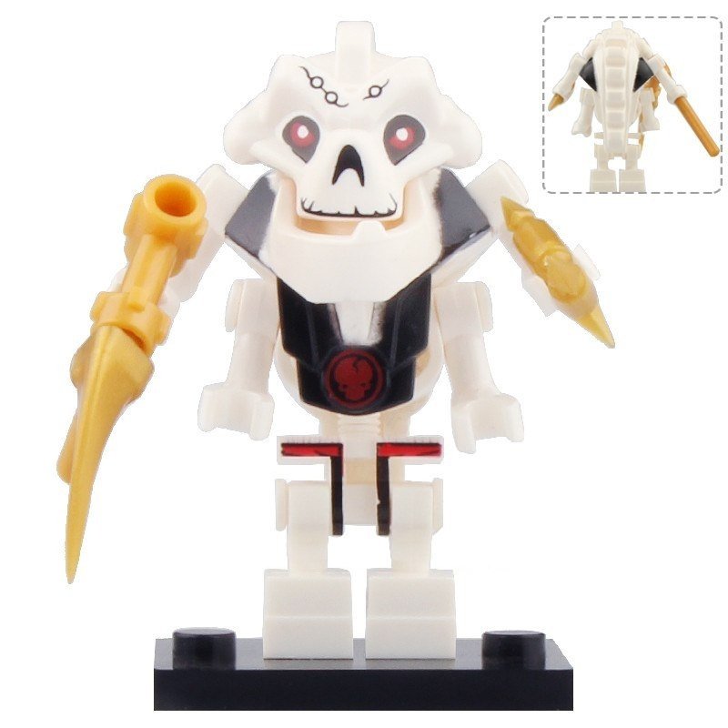 Samukai the Skulkin general Ninjago Fire Temple Minifigures Block Toy Gift