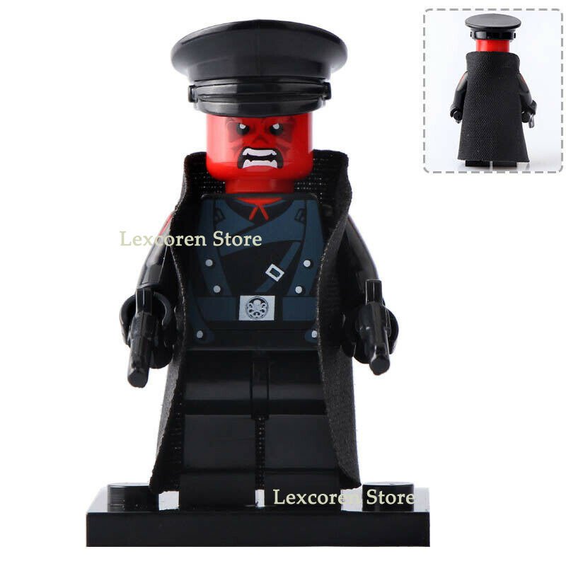 Red Skull Marvel Comics Captain America Theme Minifigures Toy Gift New