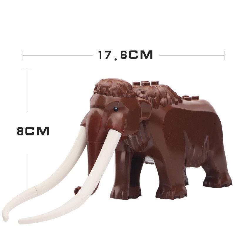 Elephants Woolly Mammoth Arctic Prehistoric animals Minifigures Toy Gift