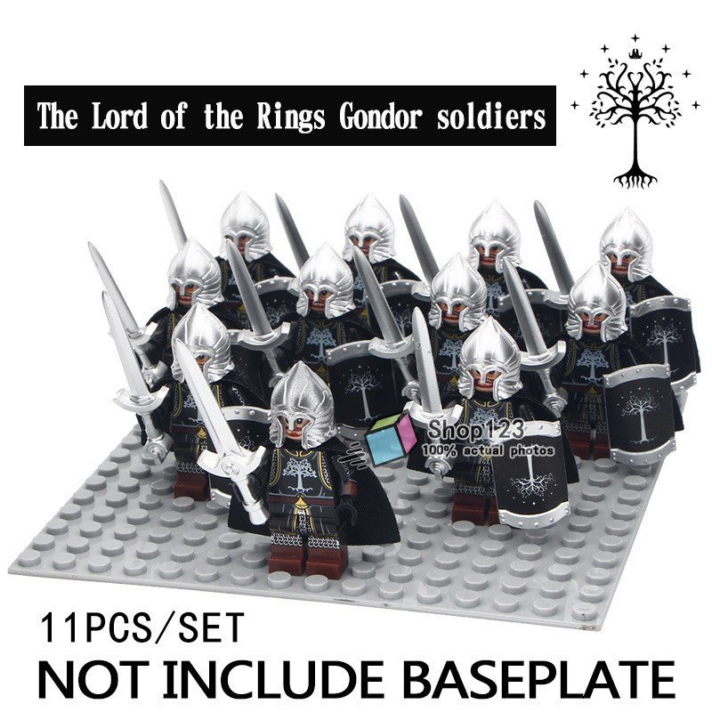 11pcs/set Soldiers of Gondor The Lord of the Rings Return of the King Toy