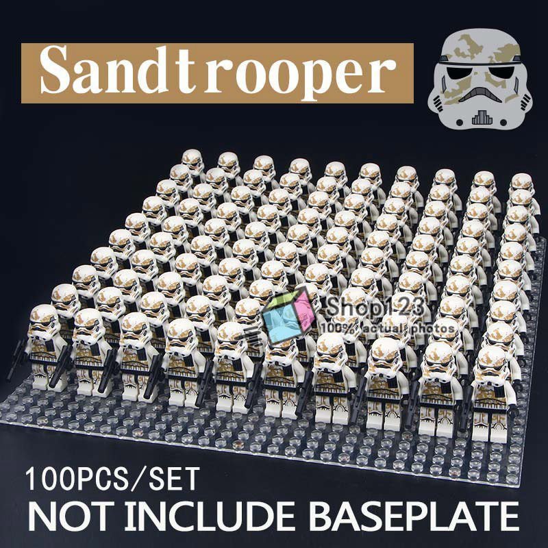 100pcs/set Sandtrooper (Desert stormtrooper) Star Wars A New Hope Minifigures