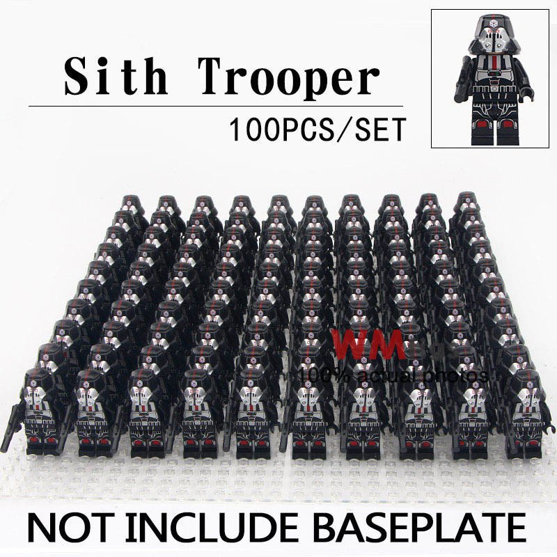 100pcs/set Star Wars The Old Republic Sith Troopers Minifigures Toy Gift New
