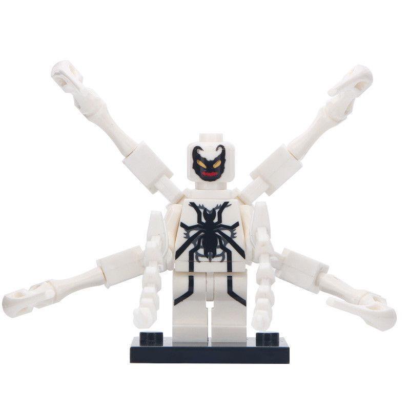 Anti Venom Marvel Comics Spider-man Moc Minifigures Block Gift For Kids