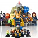 8pcs/set Marvel Thor Ragnarok Hulk Loki Volstagg Grandmaster Minifigures