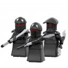 3pcs/set Stars War Elite Praetorian Guard (Black suit) Minifigures Toy Gift