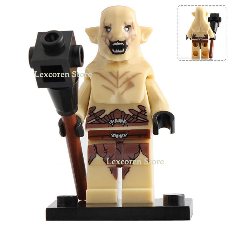 Orc Azog the Defiler The Hobbit  Dol Guldur Battle Minifigures Toy Gift