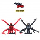 2pcs/set Spider-Man Venom & Carnage Symbiote Toxin Moc Minifigures Block