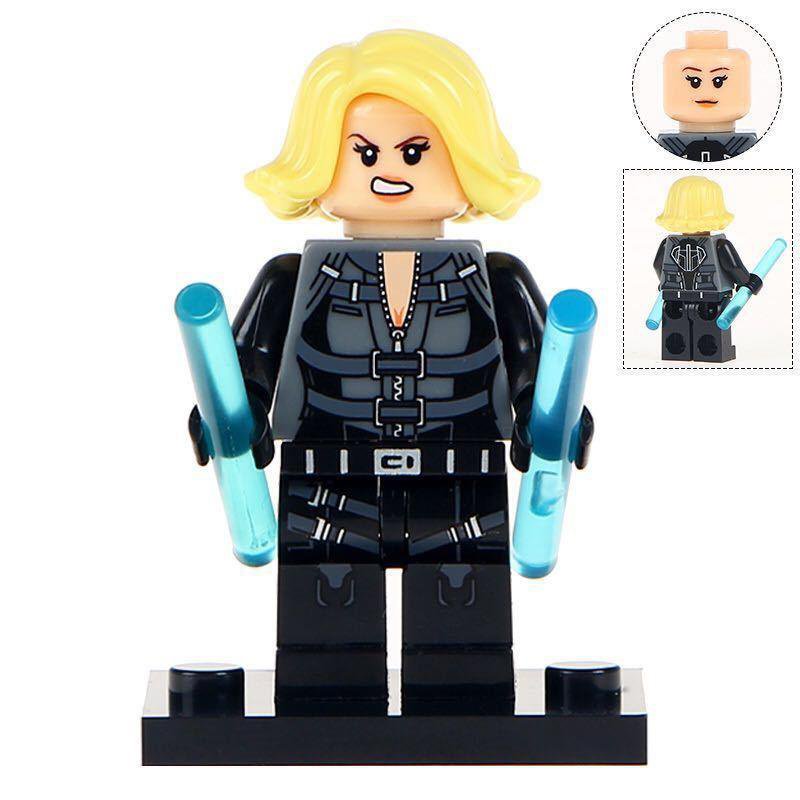 Black Widow Marvel Universe Avengers Infinity War Moc Minifigures Toy Gift