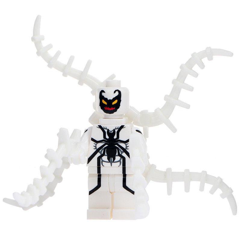 Anti Venom (White) Marvel Comics Spider-man Moc Minifigures Gift For Kids