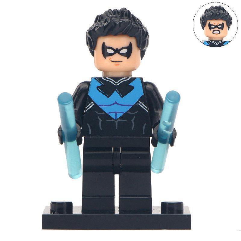 Nightwing Dick Grayson DC Superhero Batman Single Sale Moc Minifigures Toy