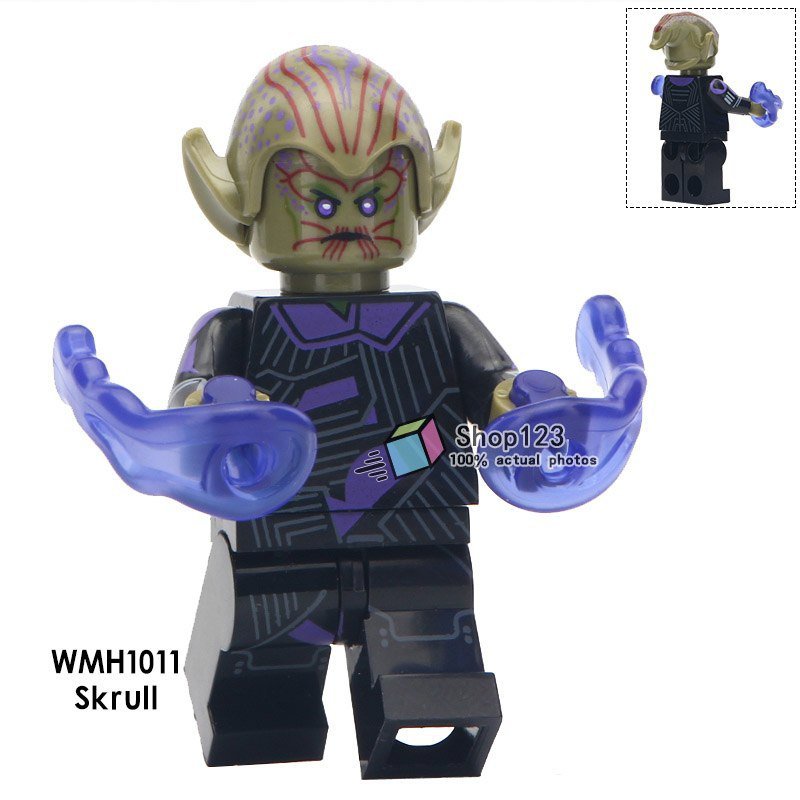 General Talos of Skrull Captain Marvel Single Sale Minifigures Block Toy