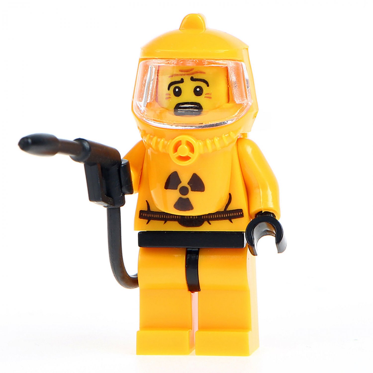 Nuclear Biohazard Yellow suit Single Sale Minifigures Block toy