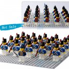 21pcs/set American Revolutionary War Army USA Marine Corps Soldiers Minifigures